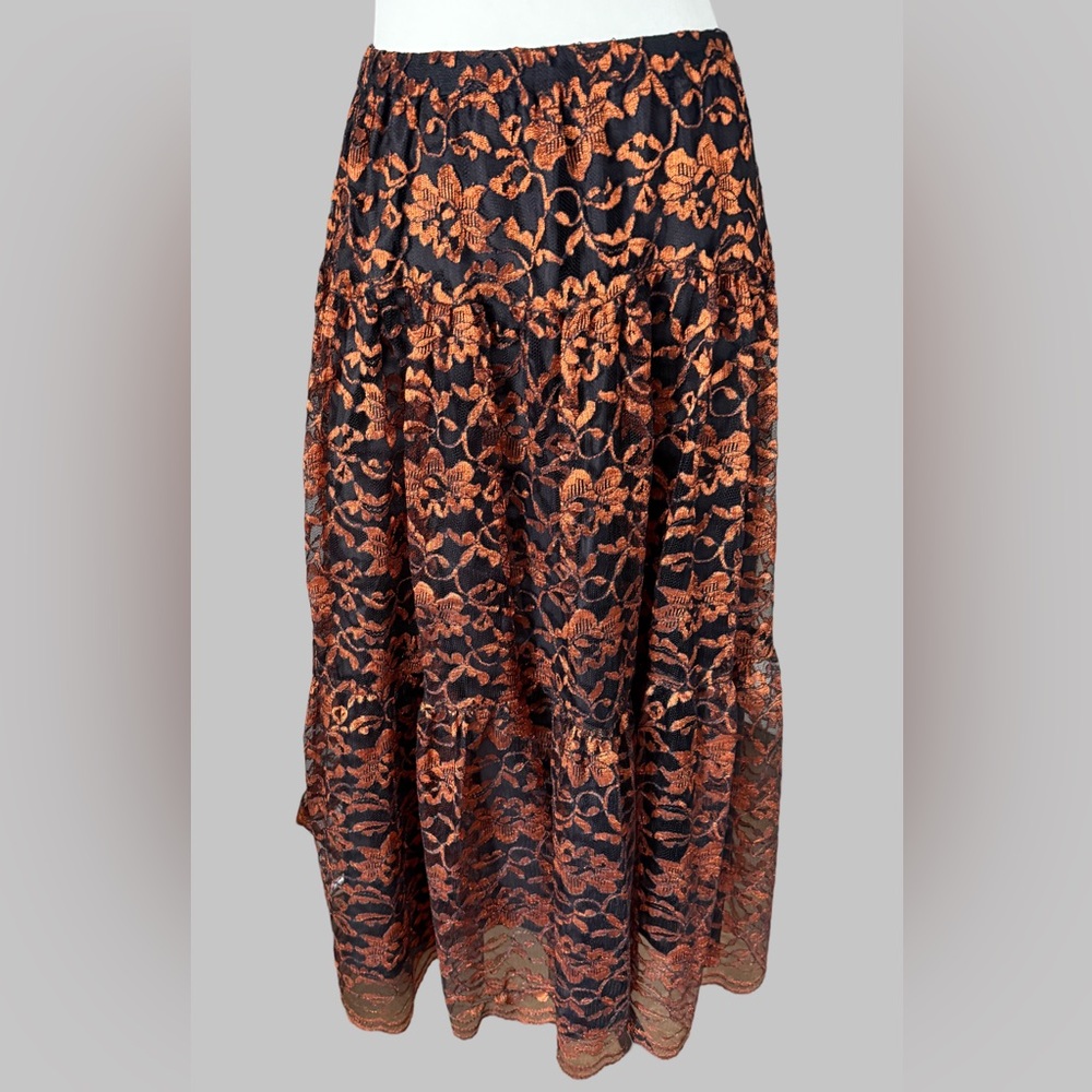 Copper lace Gypsy skirt